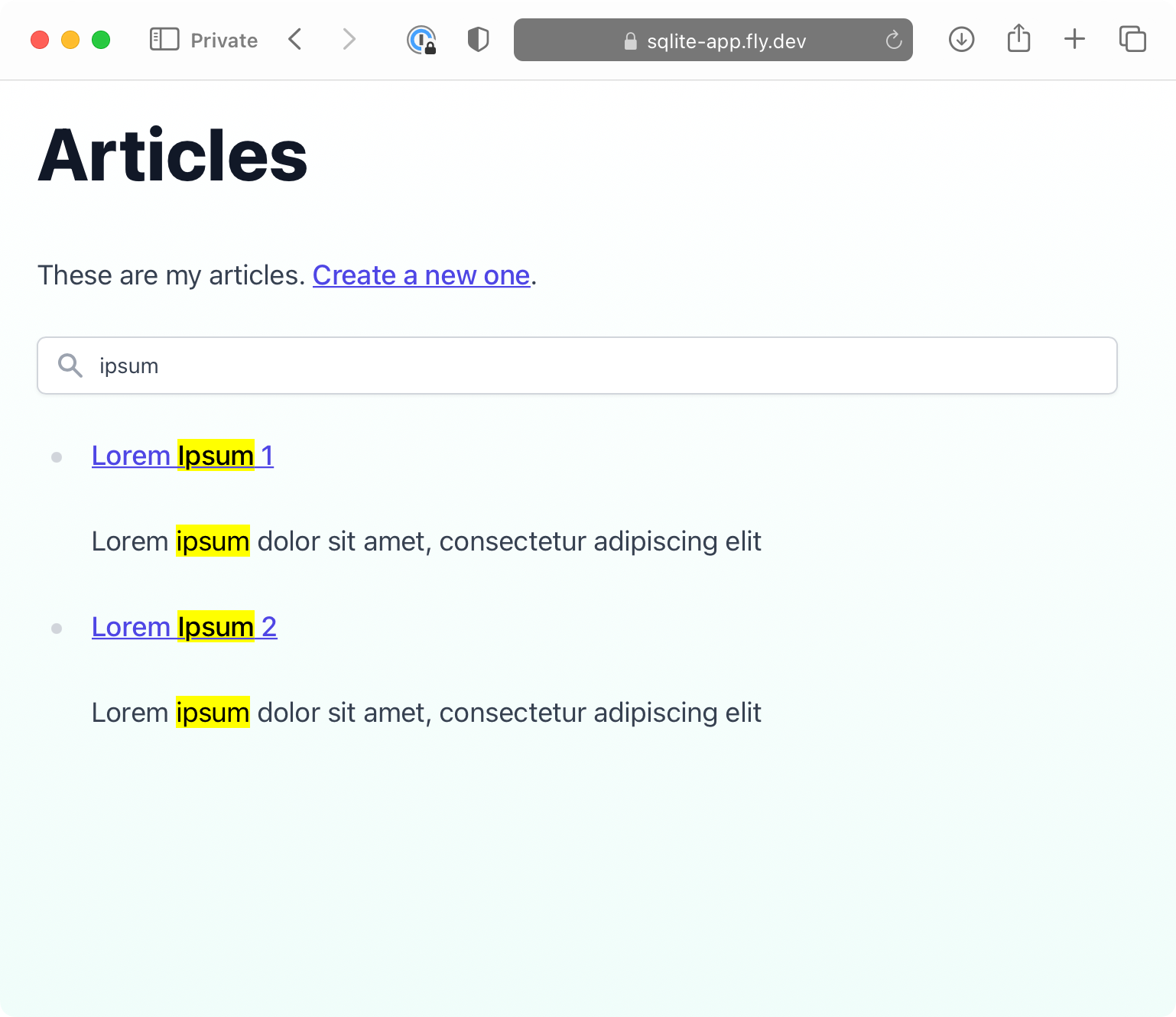 Go And SQLite In The Cloud